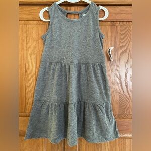 Old Navy Heather Gray Sleeveless Kids Dress